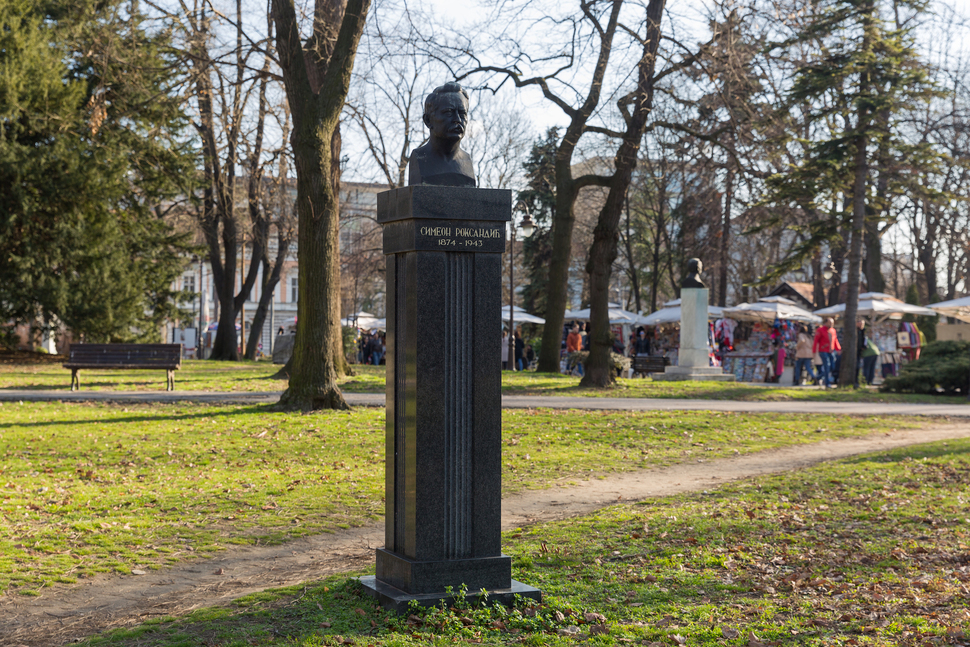 Spomenik Simeonu Roksandiću, Kalemegdan.